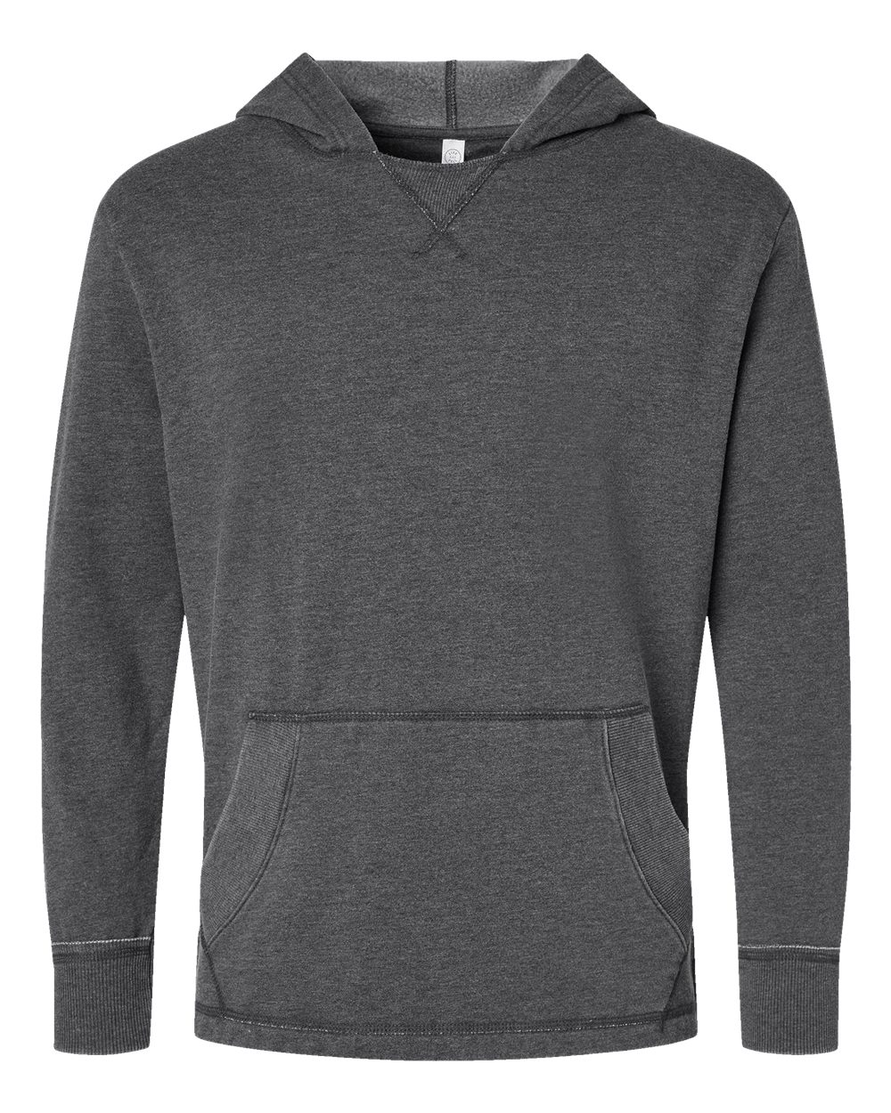 LAT 6936 - Unisex Vintage Wash Fleece Hoodie Sweatshirt