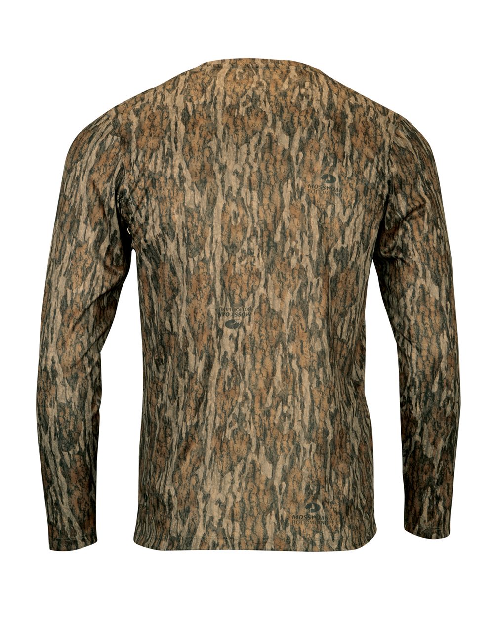 Mossy Oak Brown Athletic Long Sleeve Shirts for Men