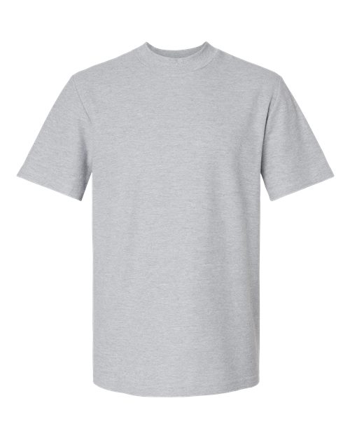 Unisex Pique Mockneck Tee