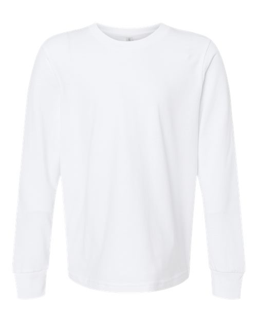 Youth Cotton Long Sleeve T-Shirt-Next Level