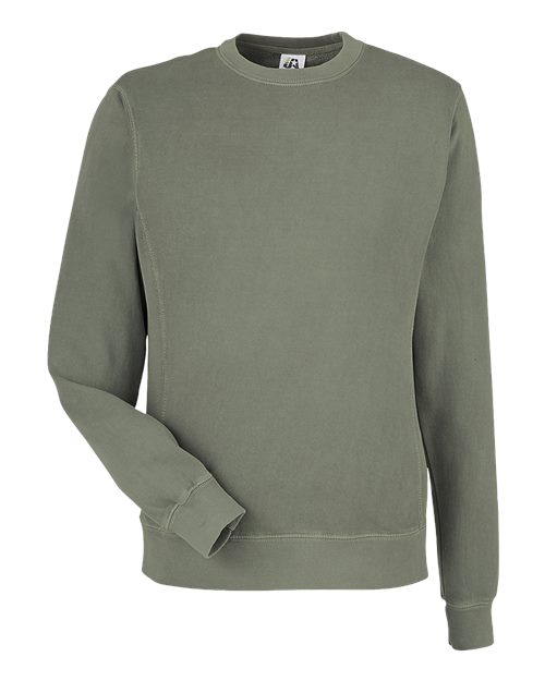 Unisex Pigment-Dyed Fleece Crewneck Sweatshirt