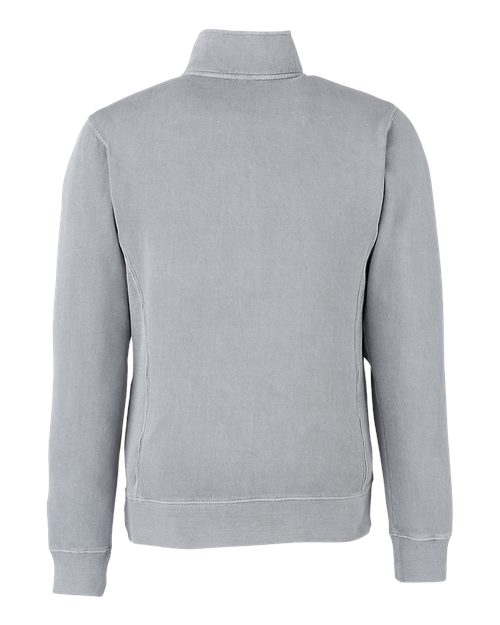 Unisex Pigment-Dyed Fleece Quarter-Zip Pullover
