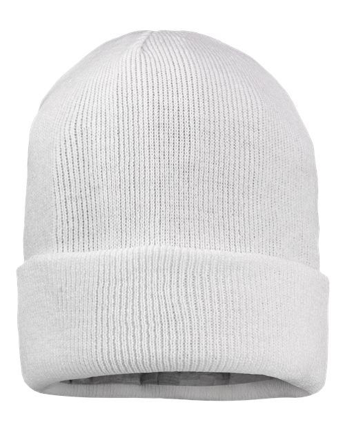 12&#34; Jersey Lined Cuffed Beanie-