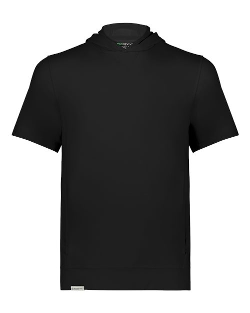 Holloway Youth Eco Revive Ventura Soft Knit Short Sleeve Hooded Sweatshirt 222605