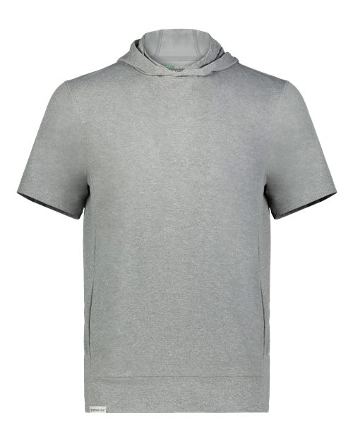 Holloway Youth Eco Revive Ventura Soft Knit Short Sleeve Hooded Sweatshirt 222605