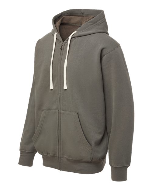 Unisex Vintage Fleece Full-Zip Hooded Sweatshirt