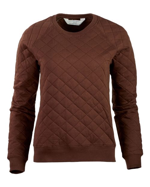 Boxercraft Women's Quilted Crewneck Pullover R08