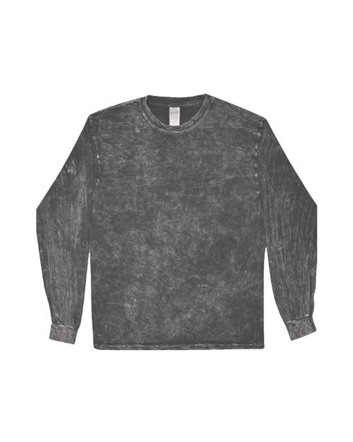 Mineral Wash Long Sleeve T&#45;Shirt-Colortone