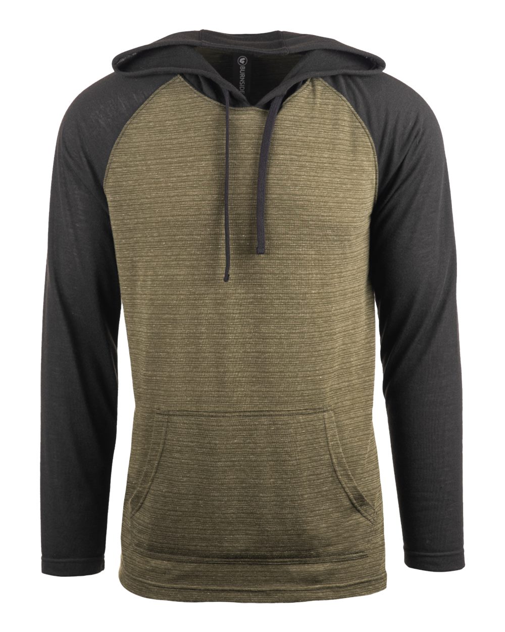 Burnside 8127 - Unisex Yarn-Dyed Hooded Raglan T-Shirt