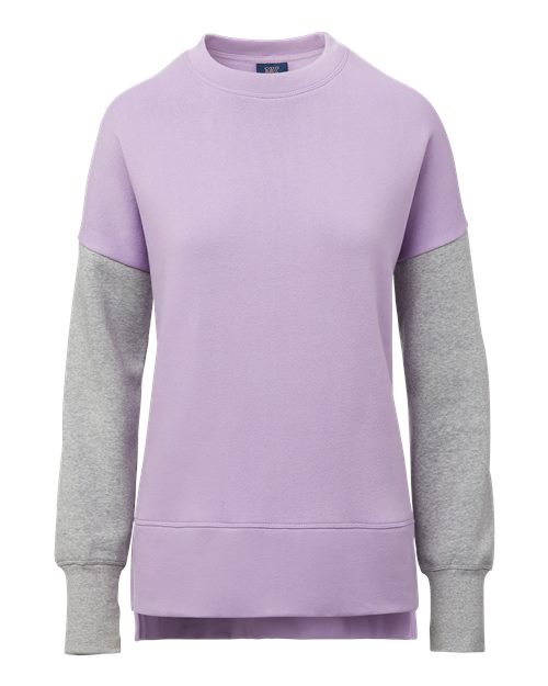 Women&#8216;s Cloud Fleece Colorblocked Crewneck Sweatshirt-MV Sport