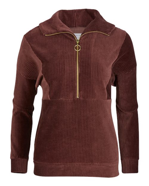Women's Manchester Corded Quarter-Zip Pullover