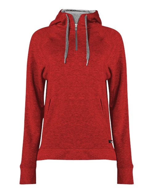 Women's FitFlex French Terry Quarter-Zip Hooded Pullover