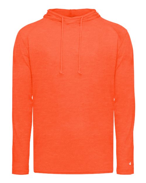 Men's Tri-Blend Surplice Hooded Long Sleeve T-Shirt