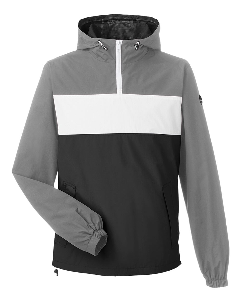 Nautica N17174 - Unisex Windward Anorak Hooded Quarter-Zip