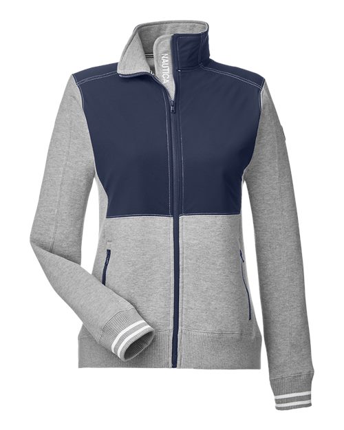 Women&#8216;s Navigator Fleece Full-Zip Jacket-Nautica