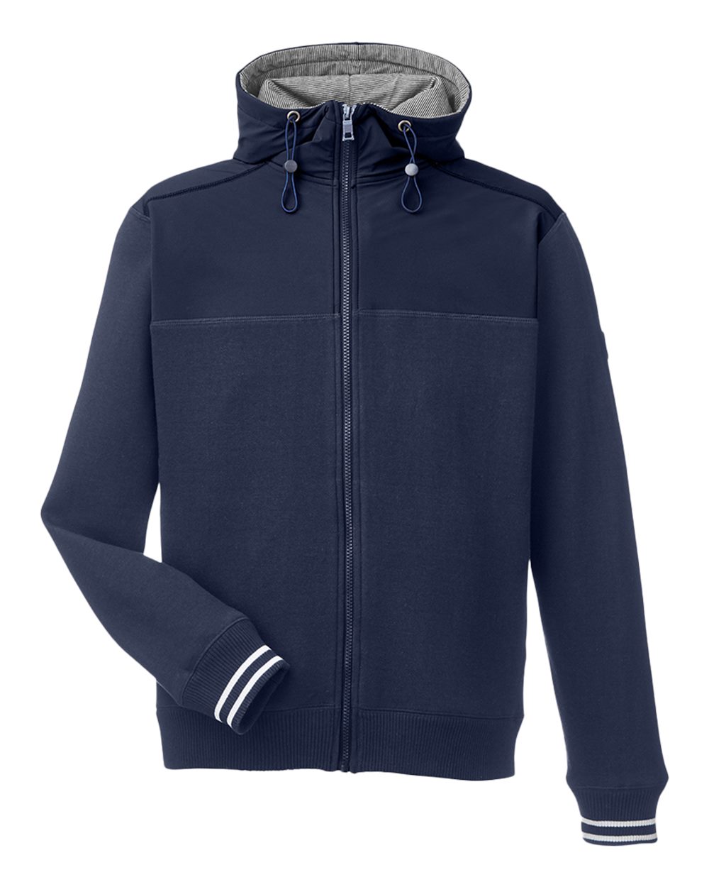 Nautica N17582 - Men's Navigator Fleece Hooded Full-Zip Jacket