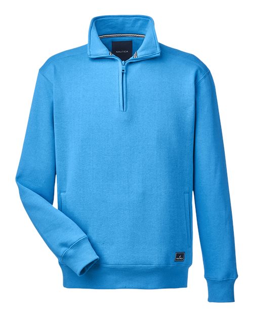 Anchor Fleece Quarter-Zip Sweatshirt-Nautica