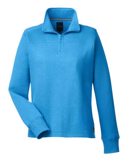 Women&#8216;s Anchor Fleece Quarter-Zip Sweatshirt-Nautica