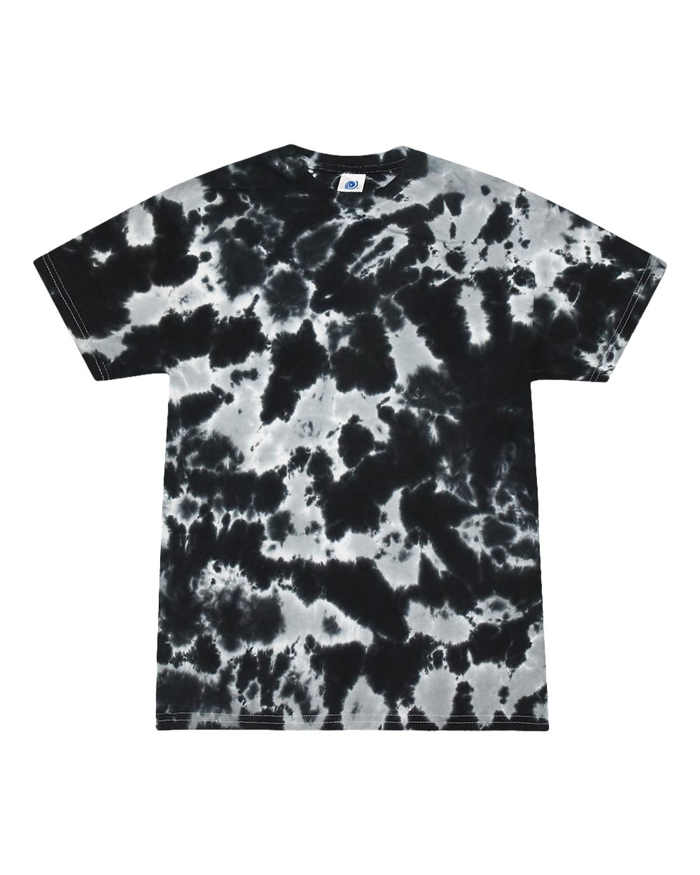 Swirl Black Tie Dye T-Shirts Adult & Kids Sizes Cotton Colortone