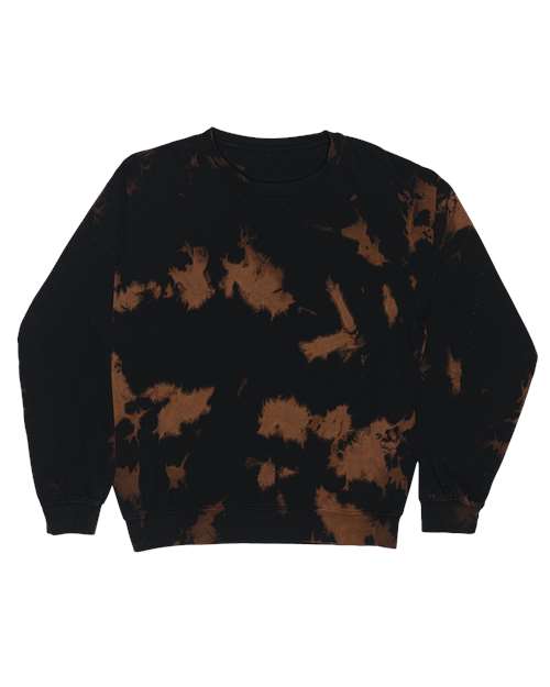 Premium Fleece Bleach Wash Crewneck Sweatshirt-Dyenomite