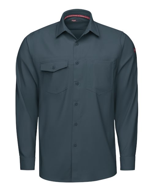 Cooling Long Sleeve Work Shirt - Tall Sizes-Red Kap