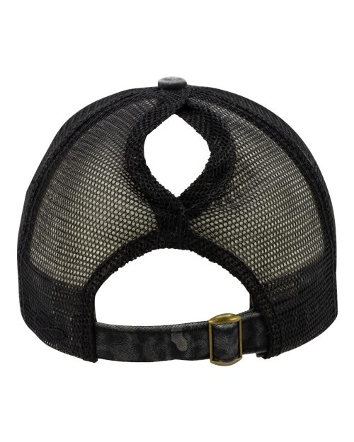 Women's Printed Bill with Mesh Back Cap