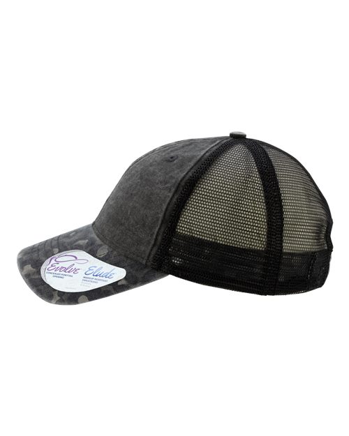Women's Printed Bill with Mesh Back Cap