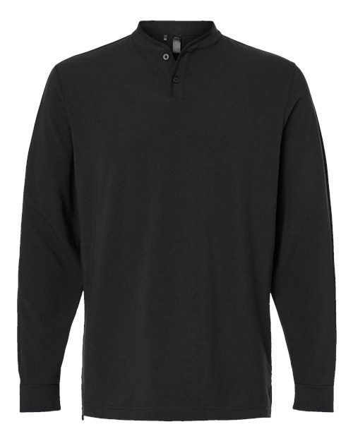 Henley Long Sleeve Tee-Adidas