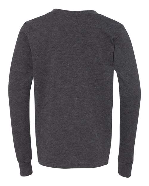 Youth Heather CVC Long Sleeve Tee