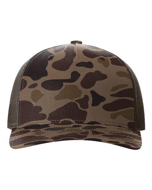 Five&#45;Panel Printed Trucker Cap-Richardson