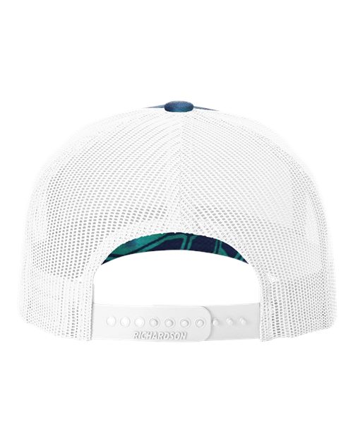 Printed Five-Panel Trucker Cap – Back