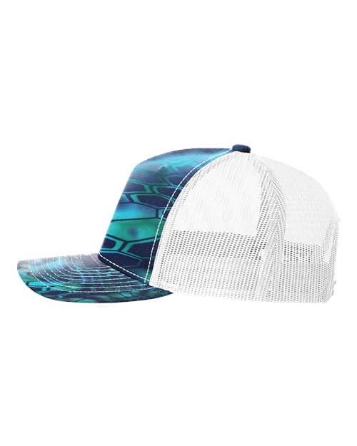 Printed Five-Panel Trucker Cap – Detail