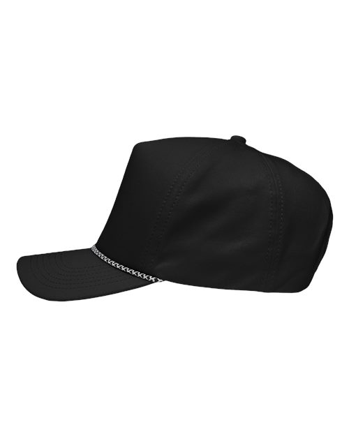Five-Panel Rope Heritage Fit Cap – Detail