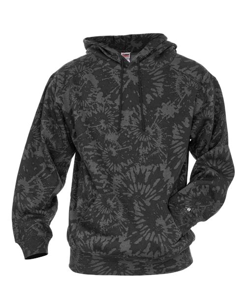 Unisex Tie-Dyed Triblend Hooded Sweatshirt