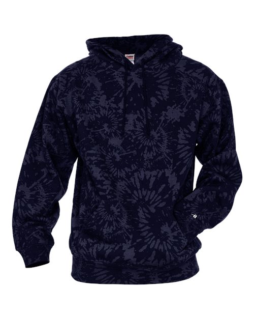 Unisex Tie-Dyed Triblend Hooded Sweatshirt