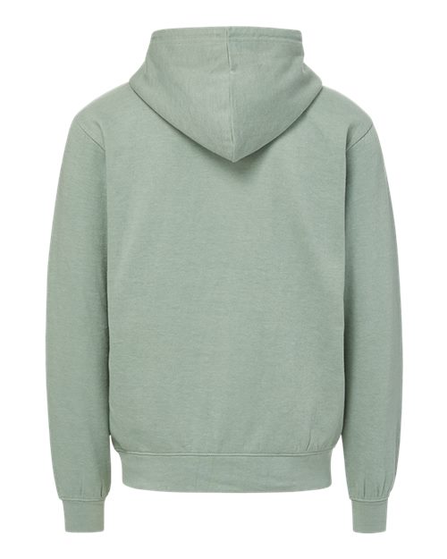 Unisex Retro Heather Full-Zip Hooded Sweatshirt
