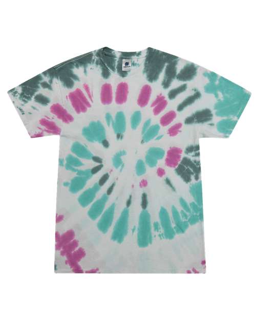 Colortone Youth Multi-Color Tie-Dyed T-Shirt 1000Y