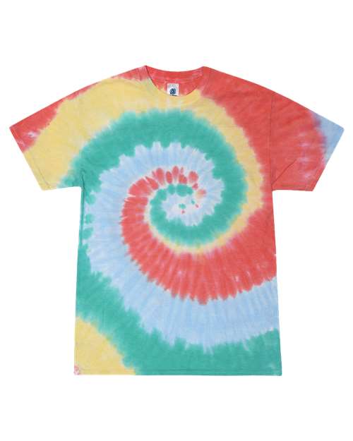 Colortone Youth Multi-Color Tie-Dyed T-Shirt 1000Y