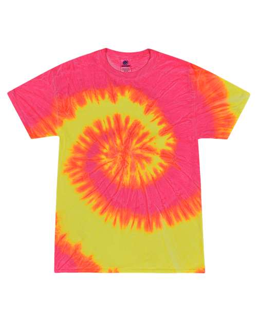 Colortone Youth Multi-Color Tie-Dyed T-Shirt 1000Y
