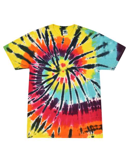 Colortone Youth Multi-Color Tie-Dyed T-Shirt 1000Y