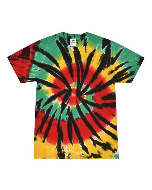 Colortone Youth Multi-Color Tie-Dyed T-Shirt 1000Y