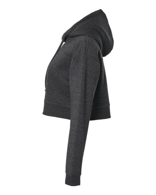 Women's Cropped Fleece Hooded Sweatshirt