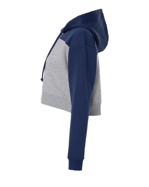 Women's Cropped Fleece Hooded Sweatshirt