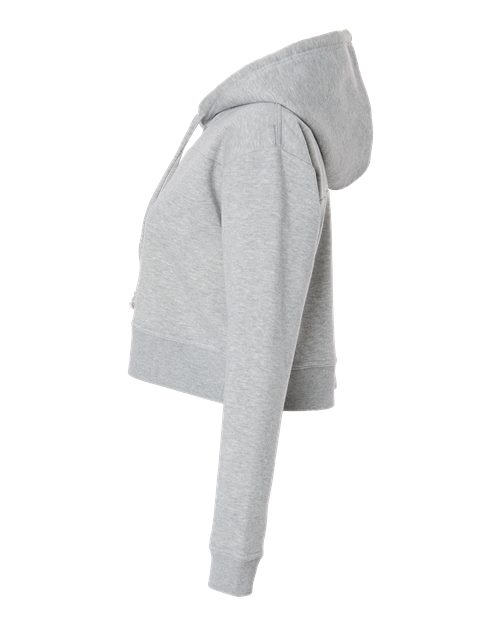 Women's Cropped Fleece Hooded Sweatshirt