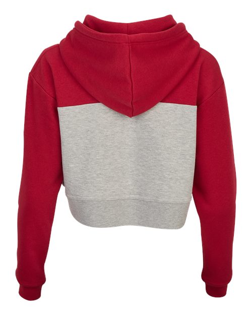 Women's Cropped Fleece Hooded Sweatshirt – Back