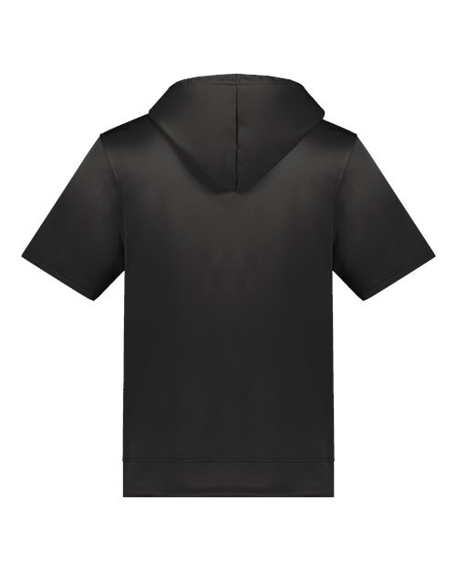 Unisex Fleece Short Sleeve Hooded Pullover