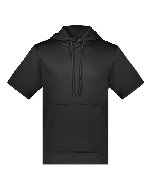 Unisex Fleece Short Sleeve Hooded Pullover
