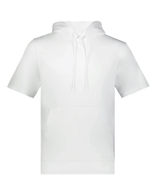 Fleece Short Sleeve Hooded Pullover-Augusta Sportswear