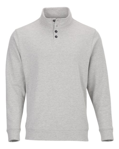 French Terry Button Pullover-