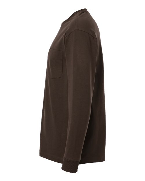 Unisex Super Heavyweight Long Sleeve Pocket Tee